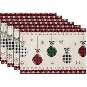 New Christmas Ornament - Maxpearl - Christmas Placemats 8” x 12” Set of 4